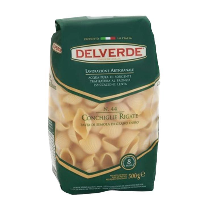 Изделия макаронные Delverde № 044 Конкилье Ригате 500 гр., флоу-пак
