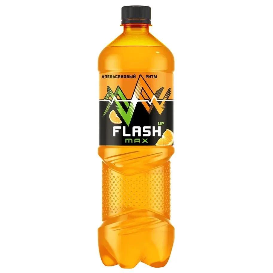Энергетический напиток Flash Up MAX Апельсиновый Ритм 1 л., ПЭТ