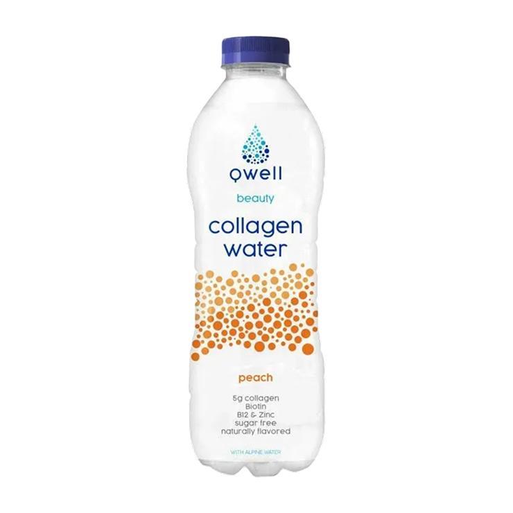 Вода Qwell Collagen drinks Peach 500 мл., ПЭТ