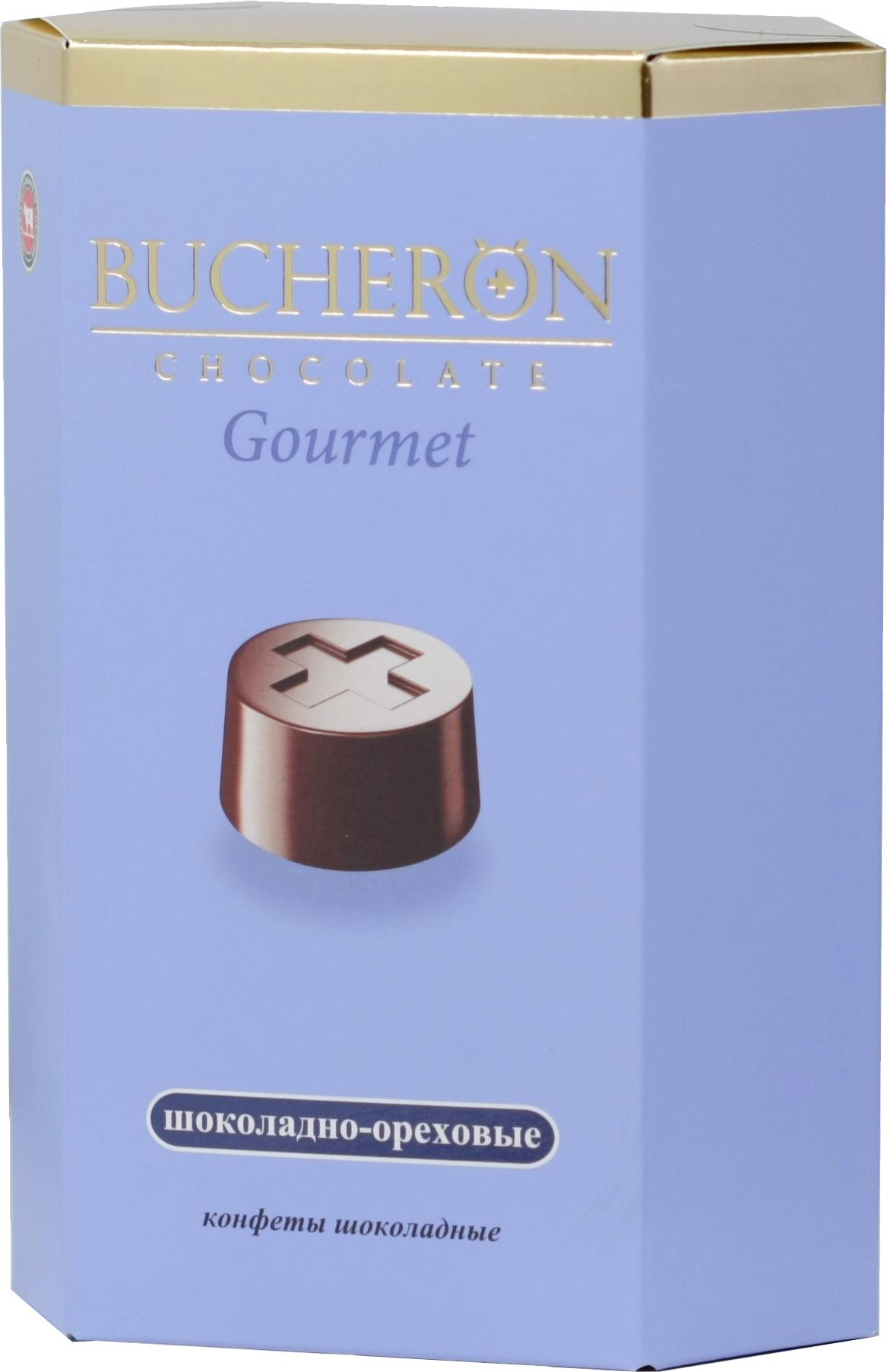 Конфеты Bucheron Gourmet с шоколадно-ореховым вкусом 130 гр., картон