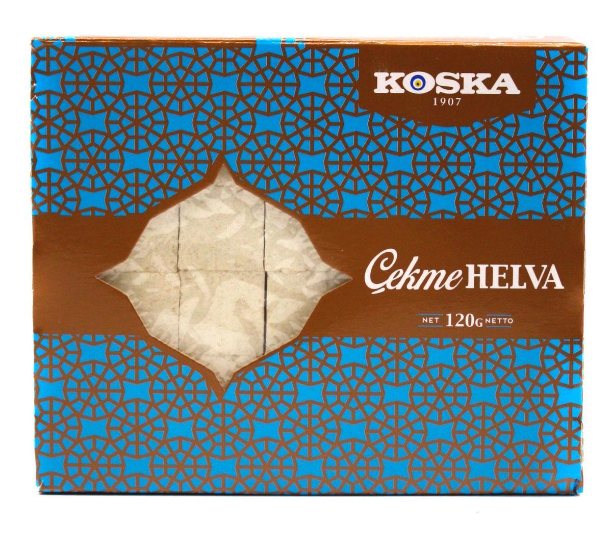 Чекме халва, Koska, 120 гр., Картонный короб, пластиковая упаковка, флоу-пак