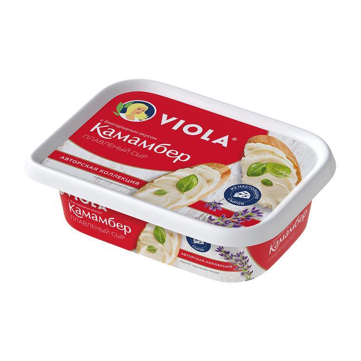 Сыр плавленый Viola со вкусом камамбер 35% 190 гр., пластиковая упаковка