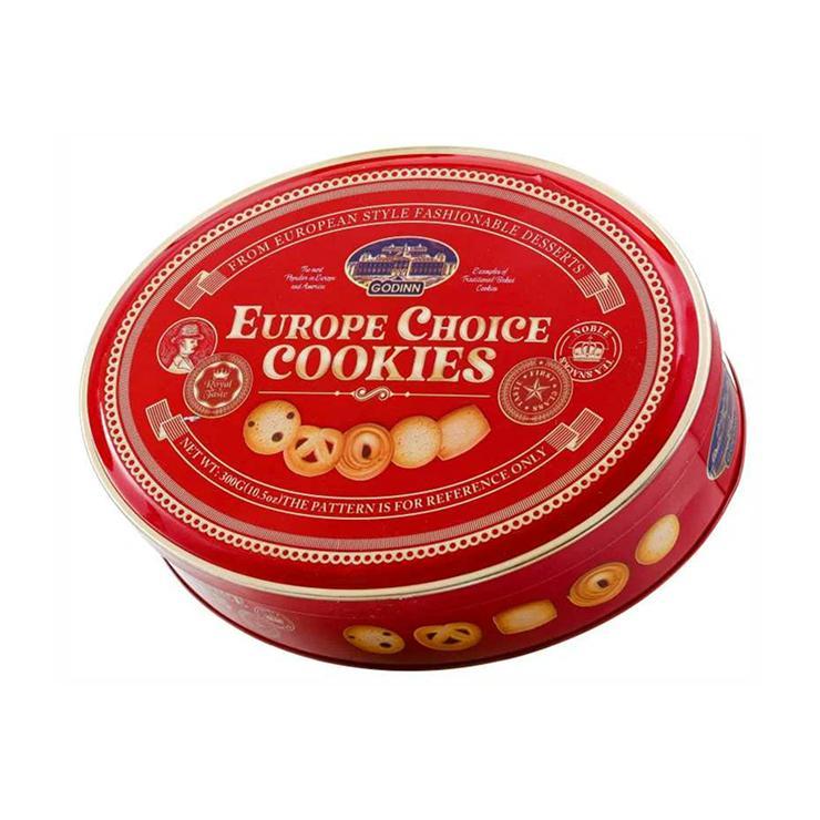 Печенье Godinn Butter Cookies ассорти сдобное 300 гр., ж/б