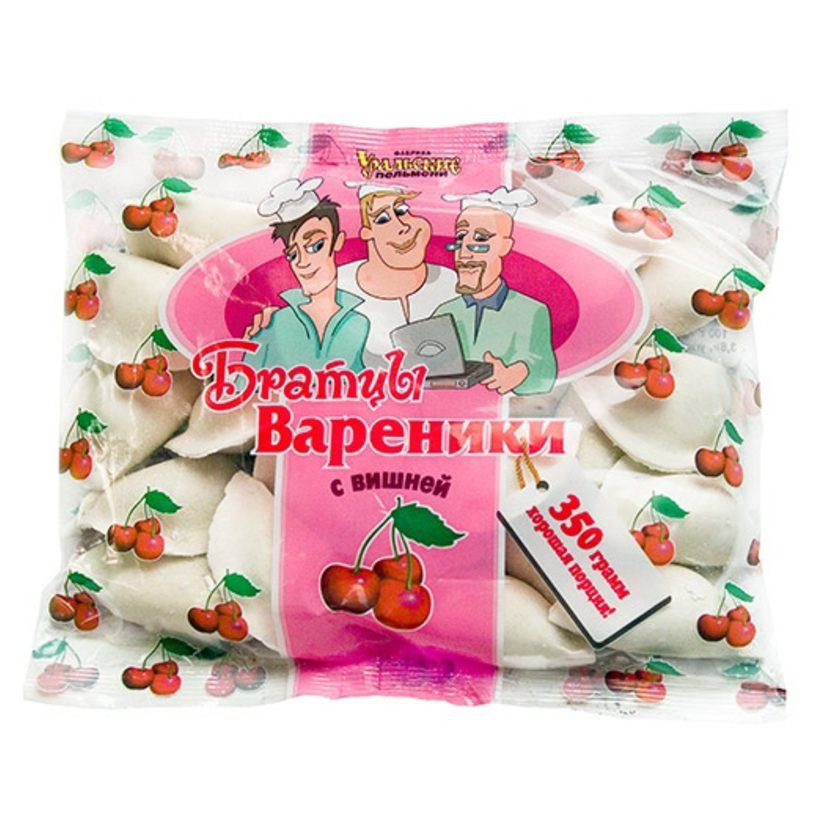 Вареники Братцы Вареники с вишней 350 гр., флоу-пак