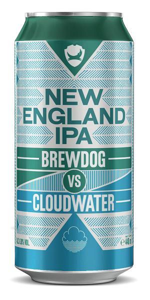 Пиво Brewdog vs Cloudwater New England IPA светлое нефильтрованное непастеризованное 6.8% 440 мл., ж/б