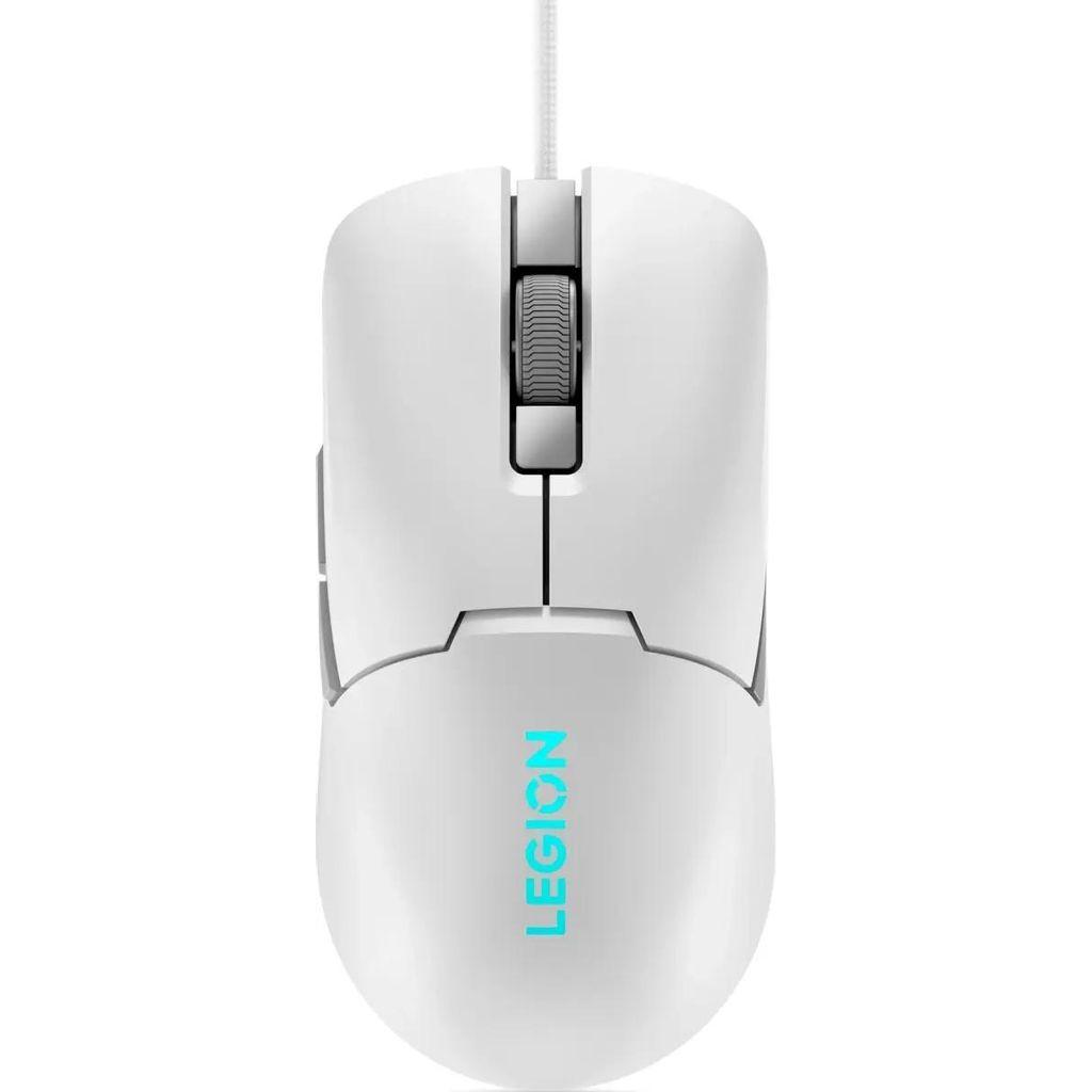 Мышь проводная Lenovo Legion M300s RGB Gaming, игровая, оптическая, USB, 8000dpi, белый [gy51h47351]