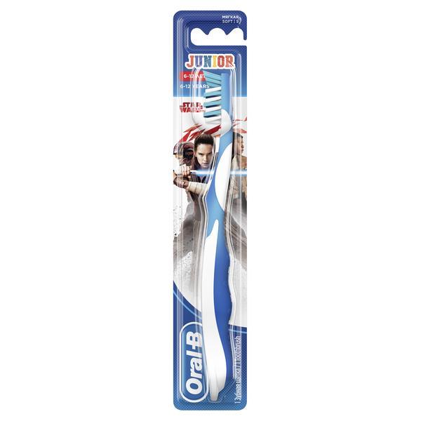 Детская Зубная щетка Oral-B Junior 6-12 лет мягкая 1 шт., Oral-B, блистер
