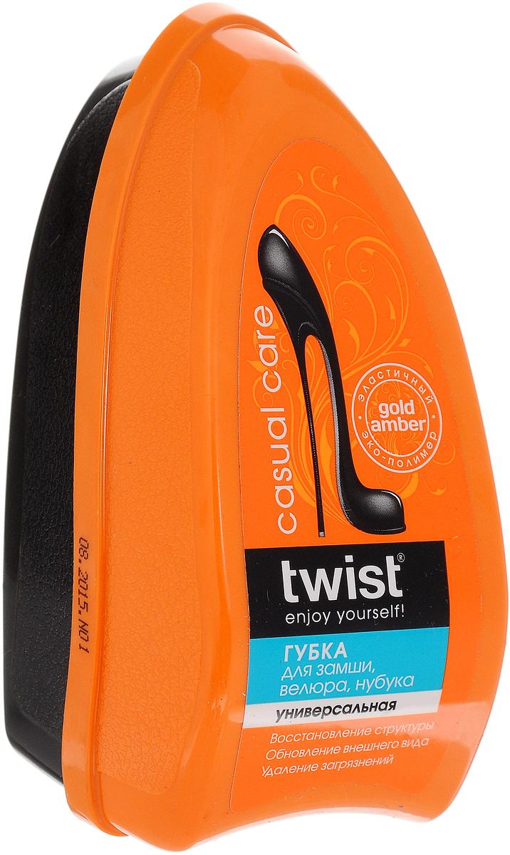 Губка для обуви Twist Casual, 60 гр., пластиковая упаковка