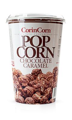 Попкорн CorinCorn шоколад 90 гр., стакан