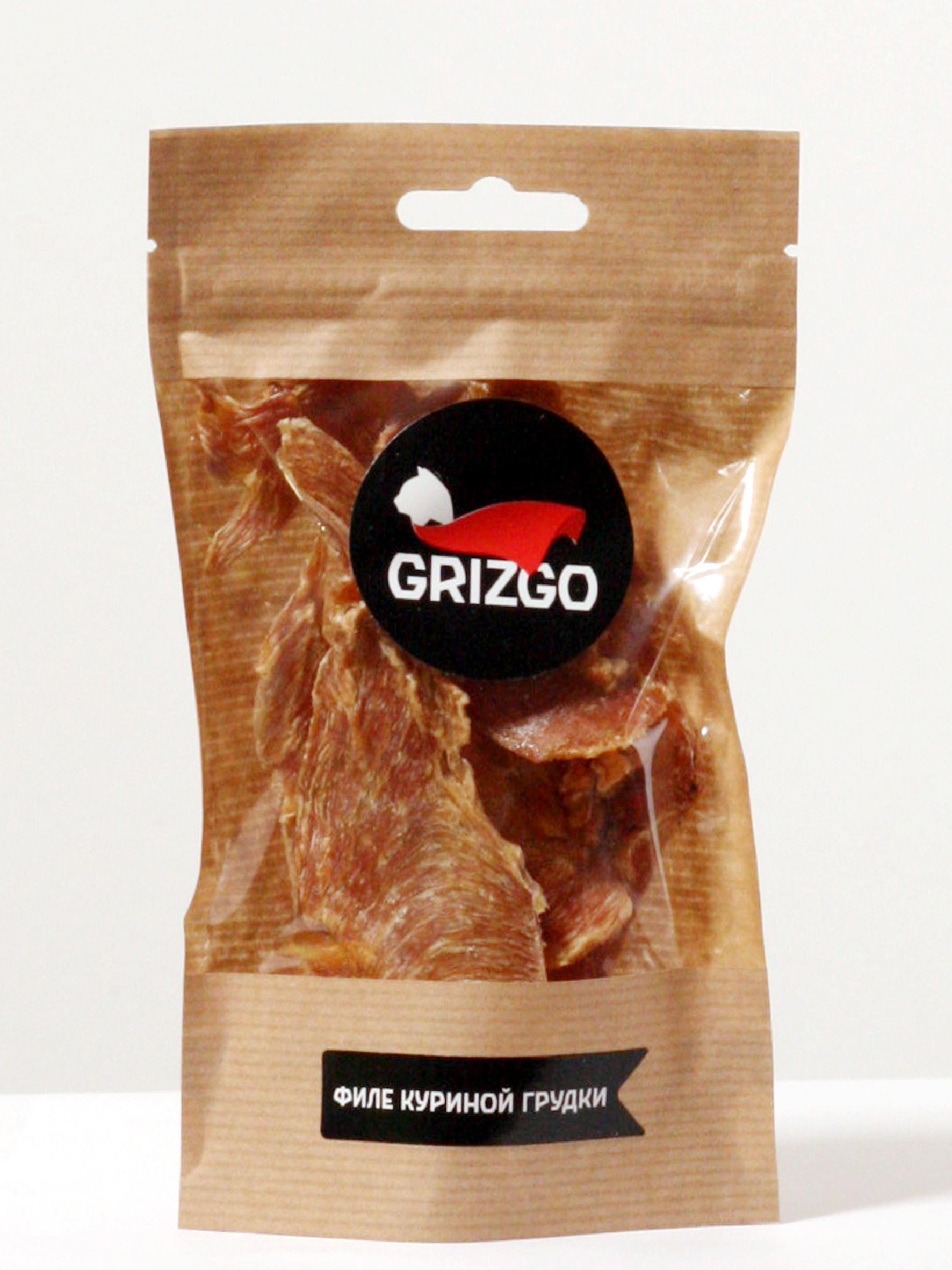Филе куриное для кошек, Grizgo, 30 гр., дой-пак