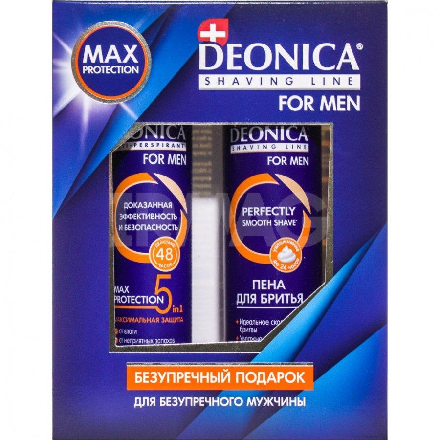 Подарочный набор Deonica For Men 5 protection, 200 мл., картон
