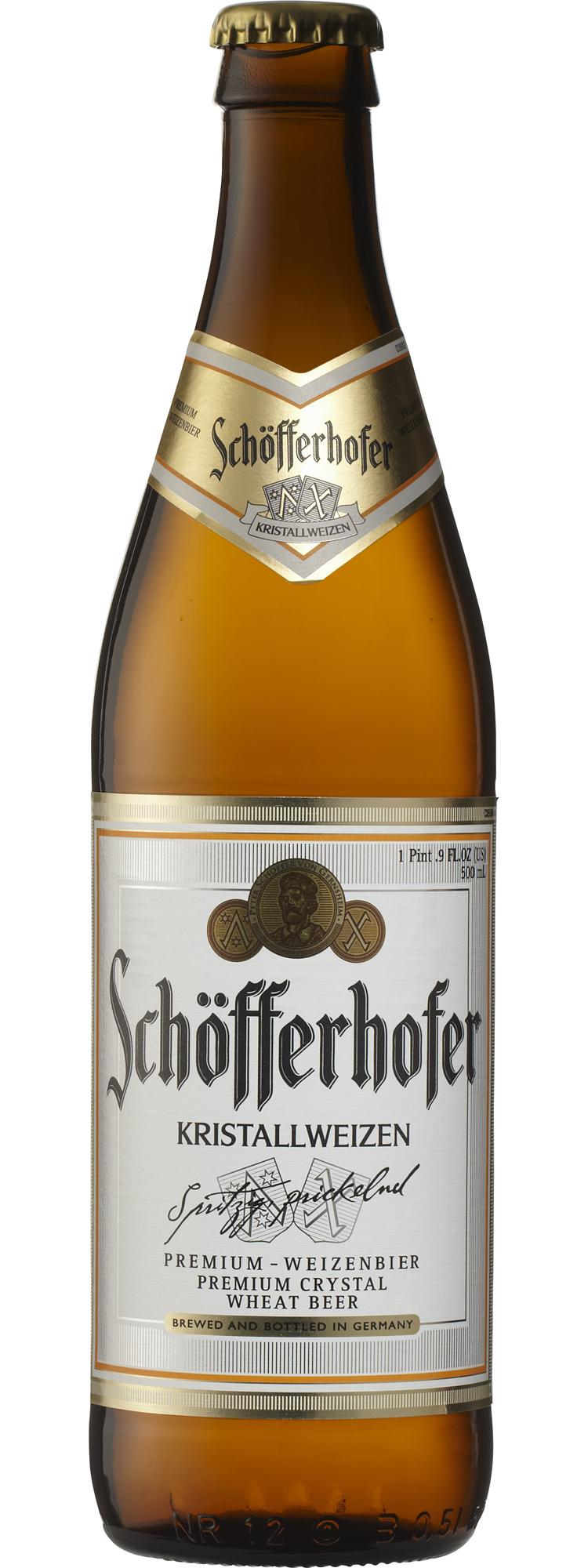 Пиво светлое Schofferhofer Kristallweizen 5% Германия 500 мл., стекло