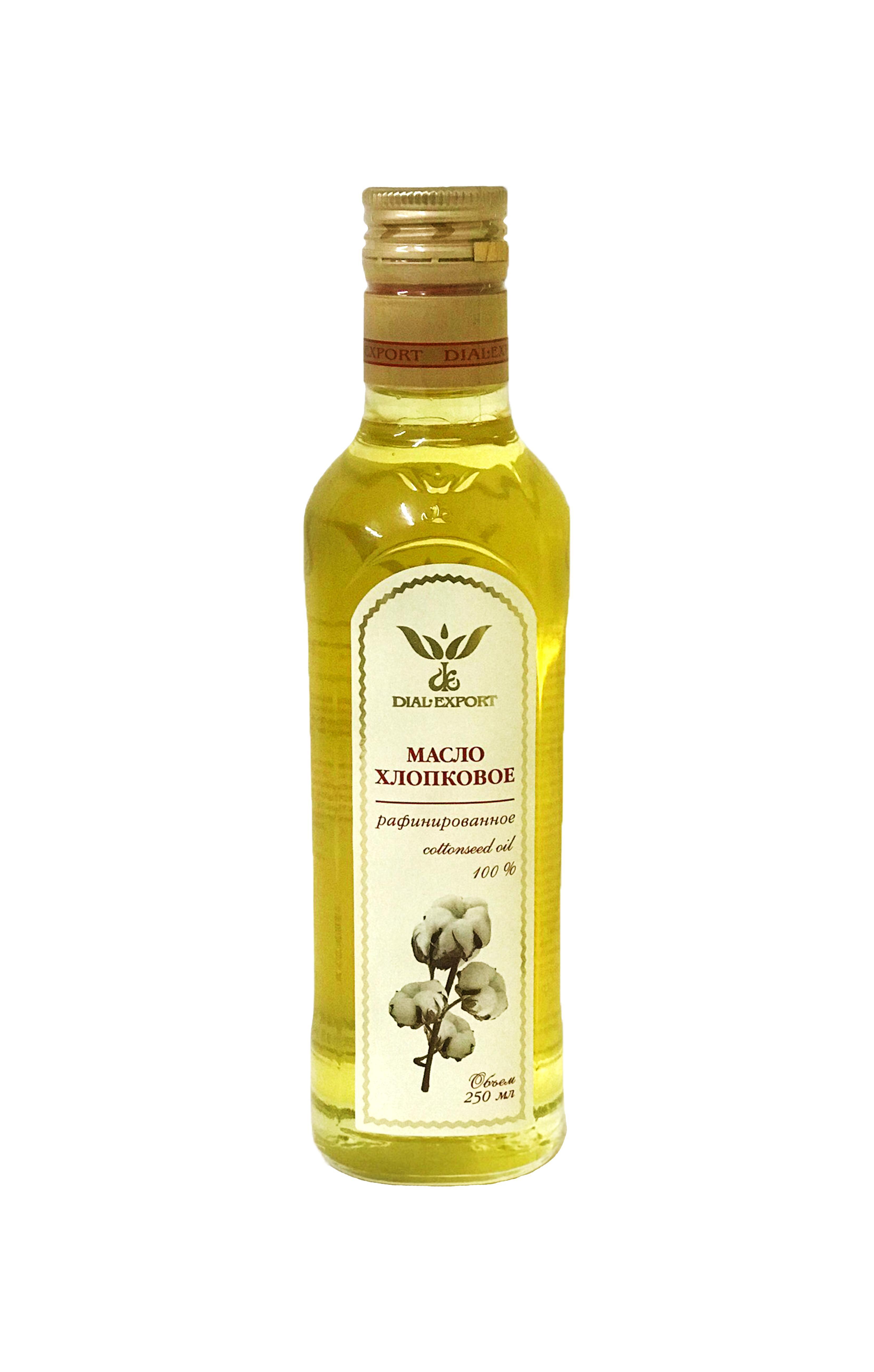 Масло хлопковое Dial-Export рафинированное, 250 мл., стекло