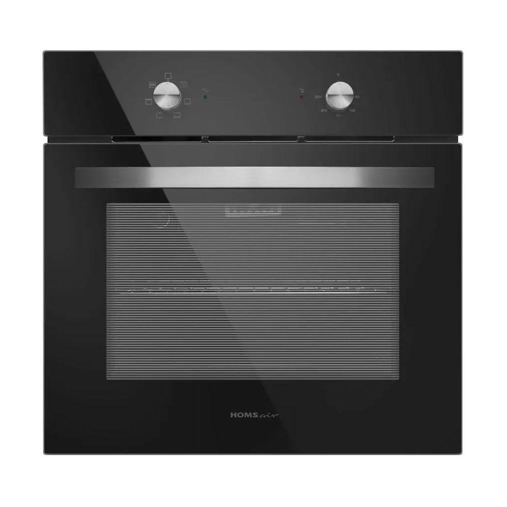 Духовой шкаф электрический HOMSAIR OES660BK01, 59л, дверца с 2 стеклами, черный