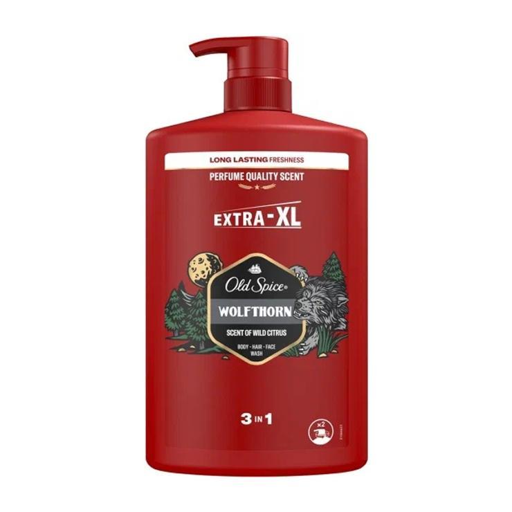 Гель для душа и шампунь Old Spice Wolfthorn 1 л., ПЭТ