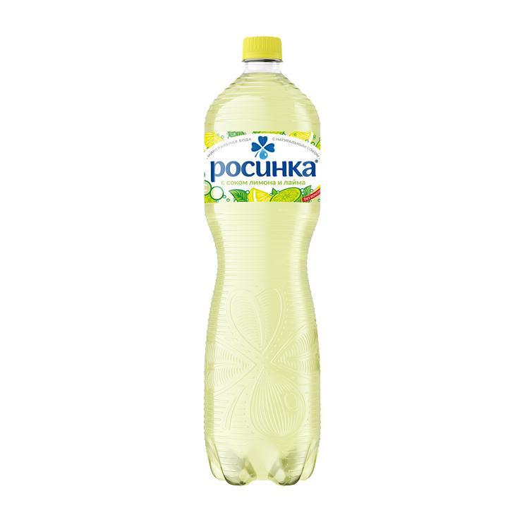 Вода газированная Липецкая Лайт лимон лайм 1,5 л., ПЭТ