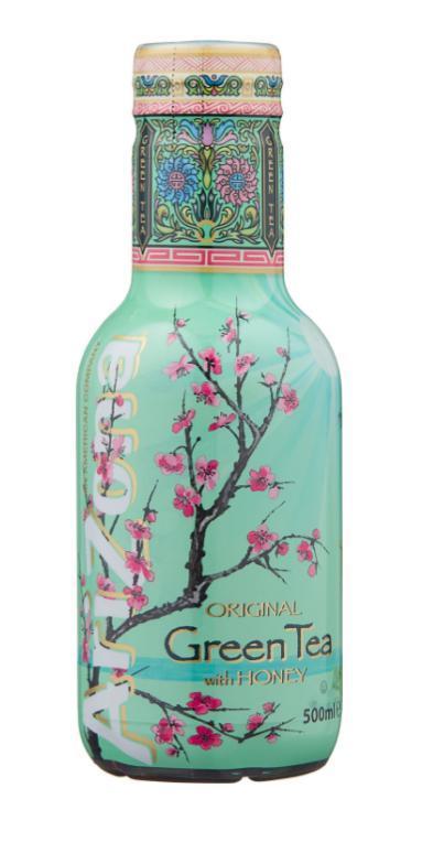 Чай холодный Arizona Green Tea with honey с медом зеленый 500 мл., ПЭТ