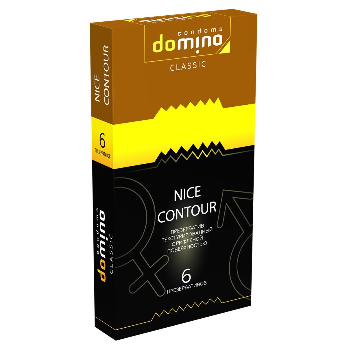 Презервативы Domino Classic Nice Contour 6 штук, картон