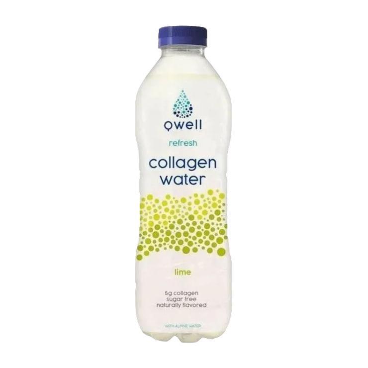Вода Qwell Collagen drinks Lime 500 мл., ПЭТ