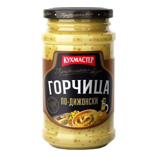 Горчица Кухмастер по-дижонски 210 гр., стекло