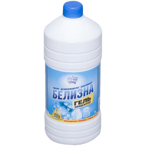 Средство Белизна гель концентрат для отбеливания белья Семь звёзд, 1 л., ПЭТ