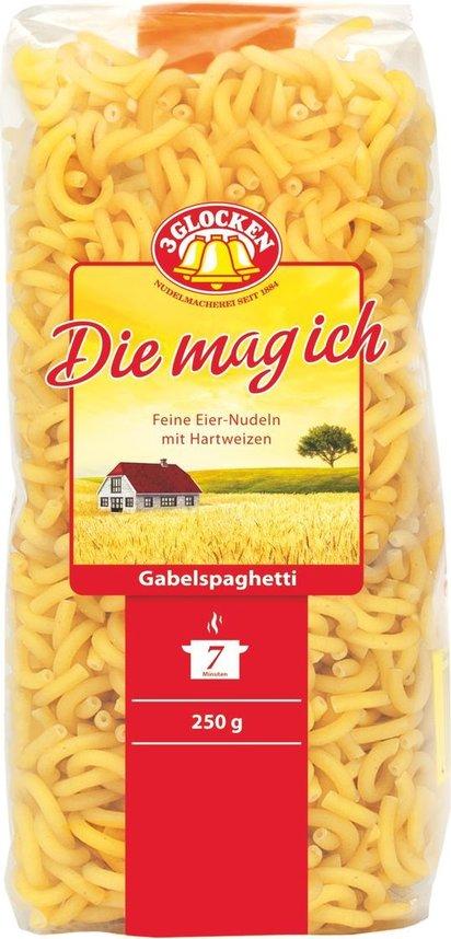 Макаронные изделия 3 Glocken Die mag ich Gabelspaghetti 250 гр., флоу-пак