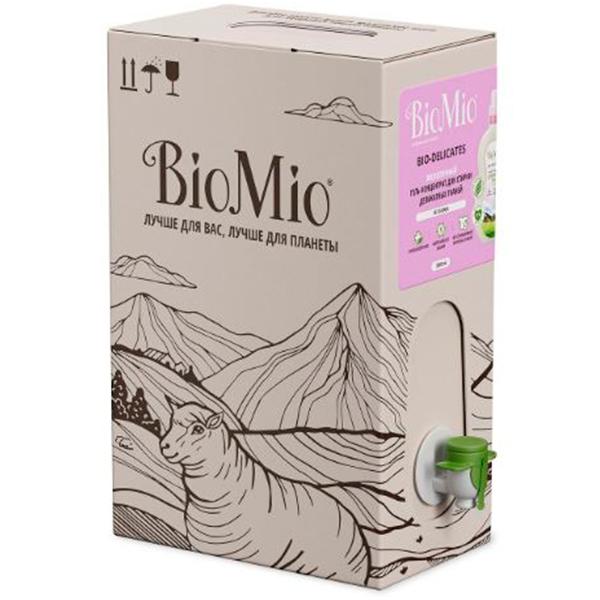 Гель Bio Mio Gel Laundry Delicates для стирки и восстановления деликатных тканей без запаха 3 л., ПЭТ