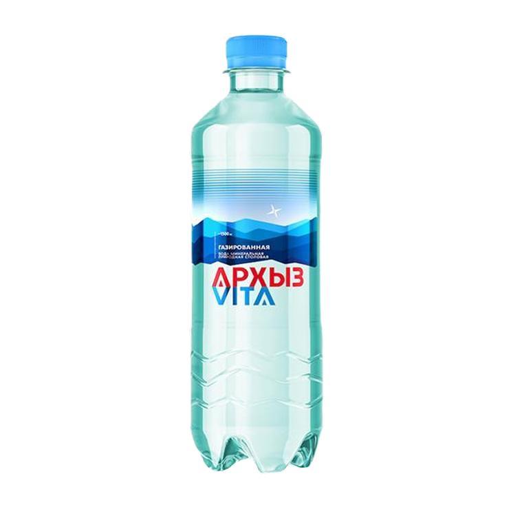 Вода газированная Архыз минеральная 500 мл., ПЭТ