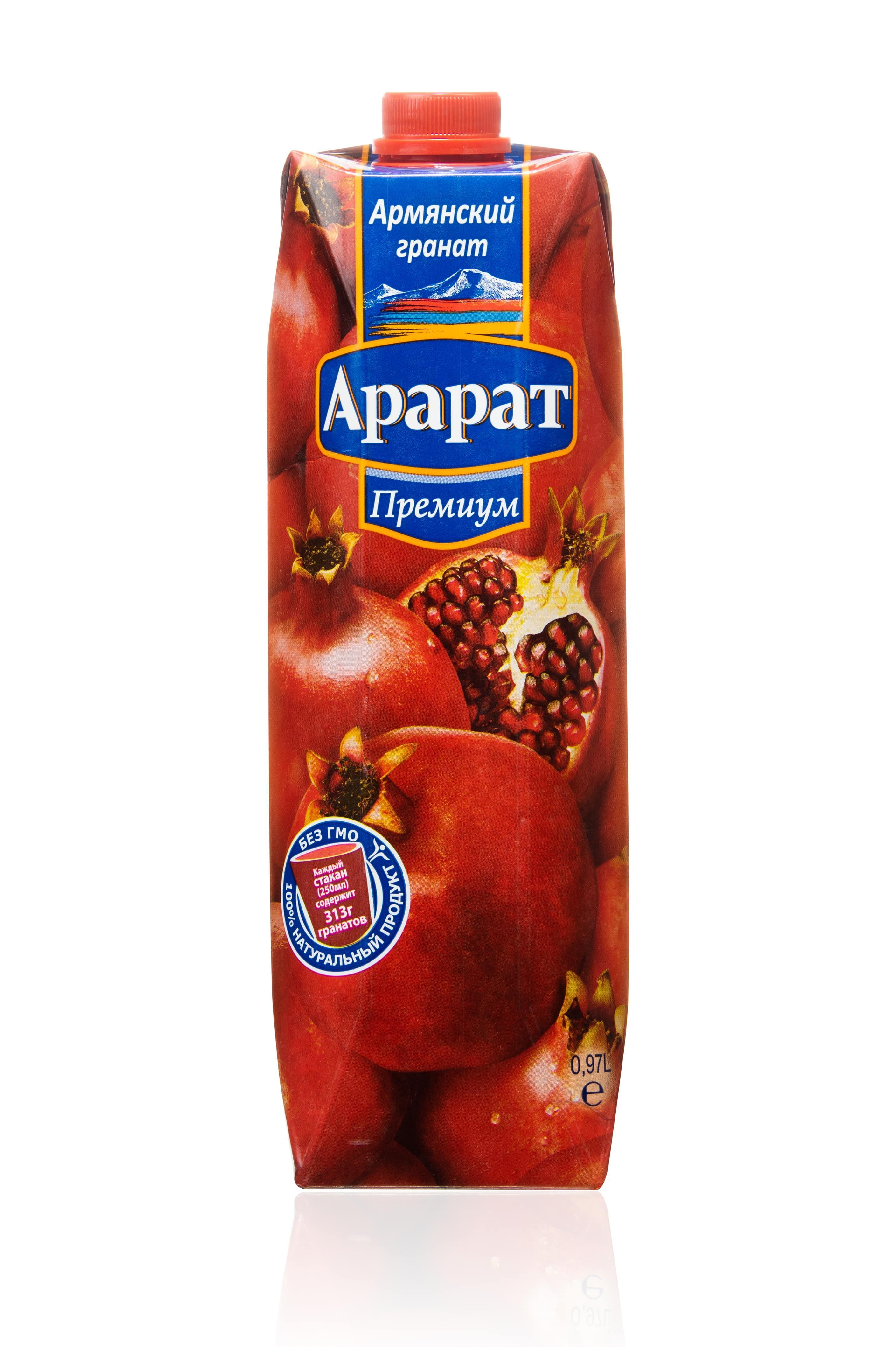 Гранатовый нектар, Арарат Премиум, 970 мл., ТПА