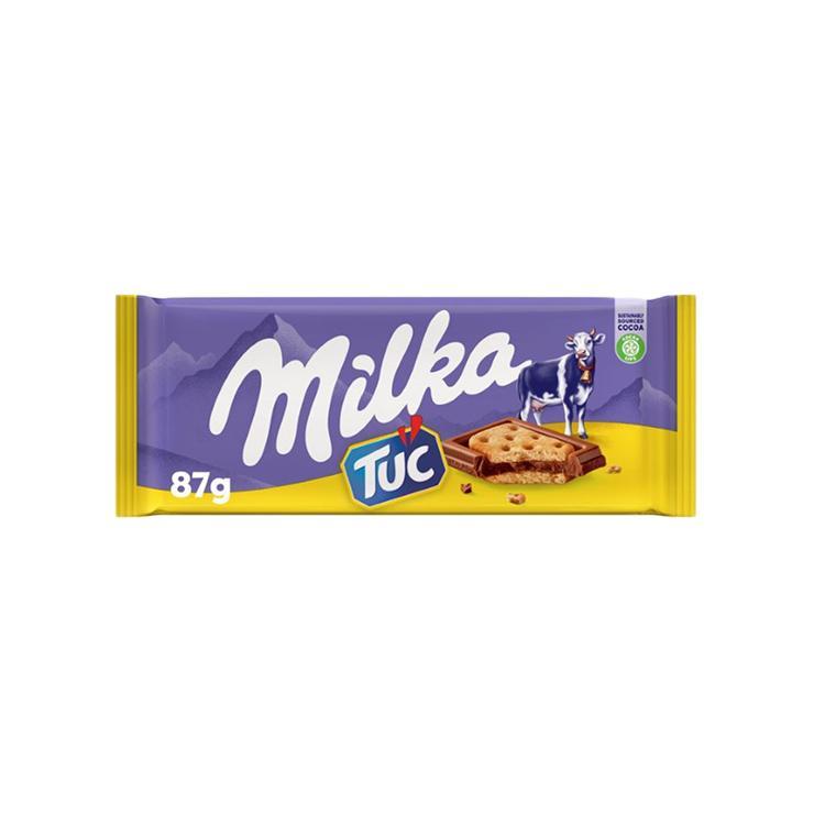Шоколадная плитка Milka Tuc 87г 1/18