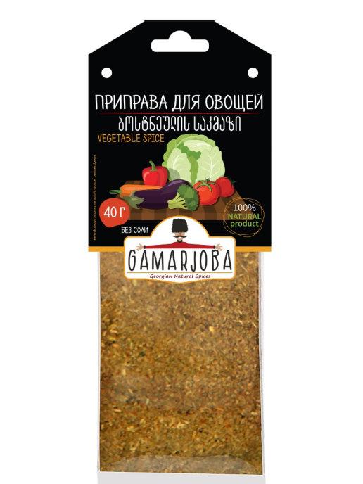Приправа Gamarjoba для овощей 40 гр., пакет