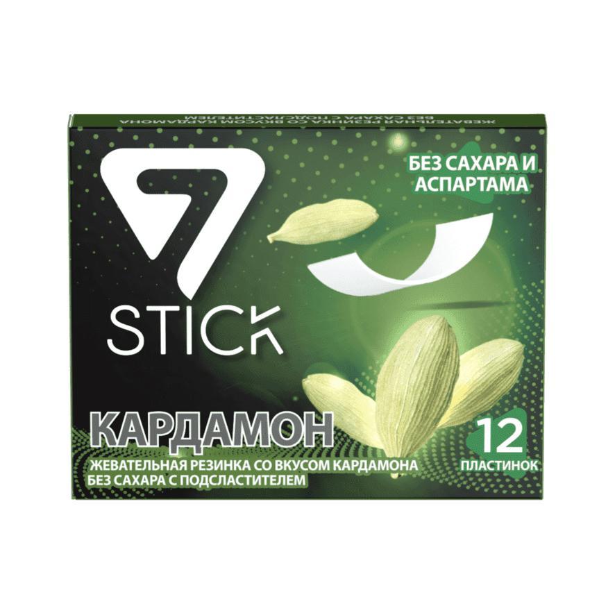 Жевательная резинка 7 STICK Кардамон 33 гр., картон