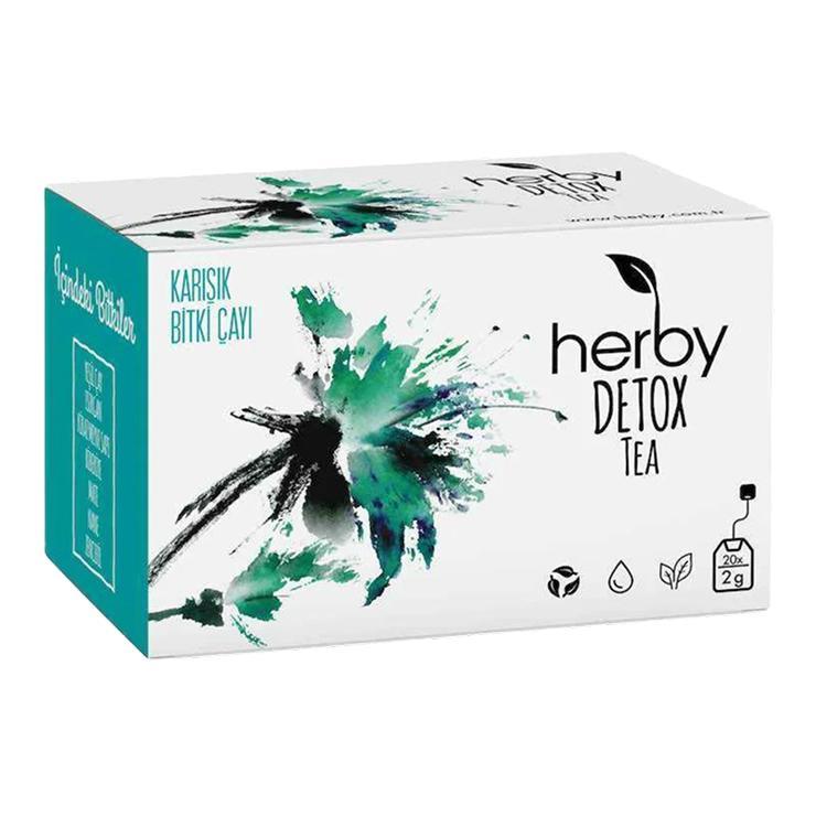 Напиток чайный Herby детокс 20 пакетиков., картон