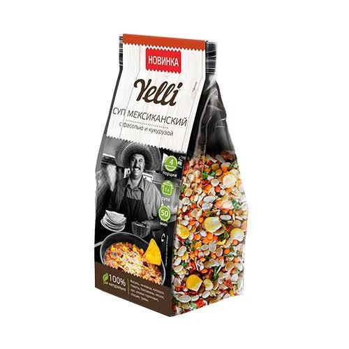 Смесь Yelli Суп Мексиканский с фасолью и кукурузой 120 гр., флоу-пак