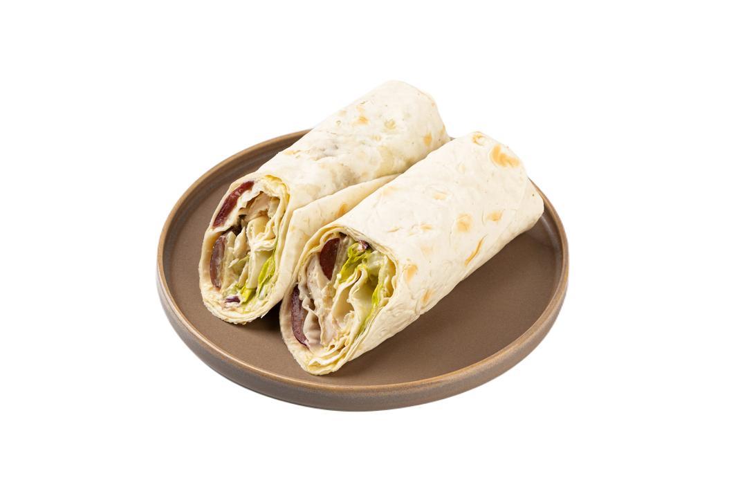Ролл ВкусВилл с курицей и соусом дор блю 157 гр., пластиковая упаковка