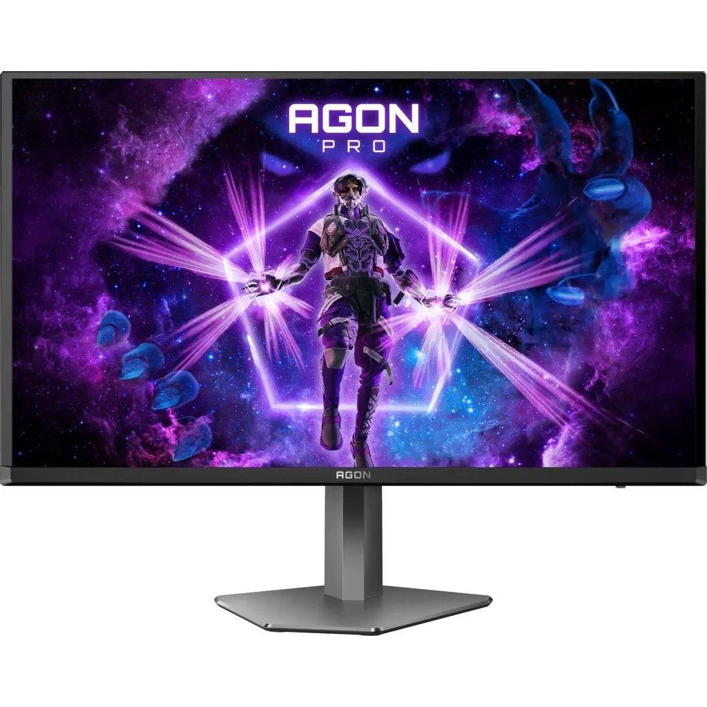 Монитор 26.5дюймов AOC Agon AG276QKD2, 2560x1440, QD OLED, 500Гц, 2хHDMI, 1хDP, черный и серебристый