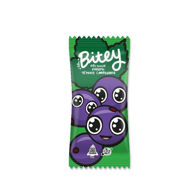Батончики Take a Bitey Квадры Черная Смородина детский 30 гр., флоу-пак