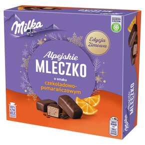 Конфеты шоколадные Milka Alpejskie Mleczko Choco с апельсиновой начинкой 330 гр., картон
