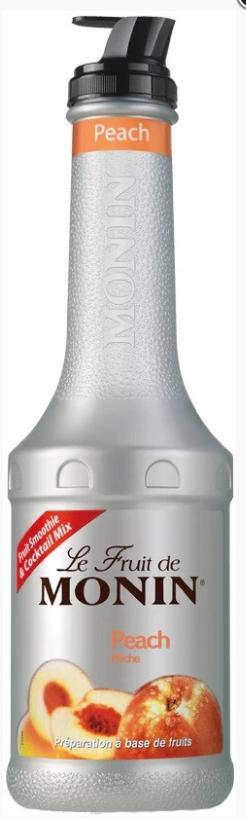Основа Фруктовая для напитков Monin Персик, 1 л., ПЭТ