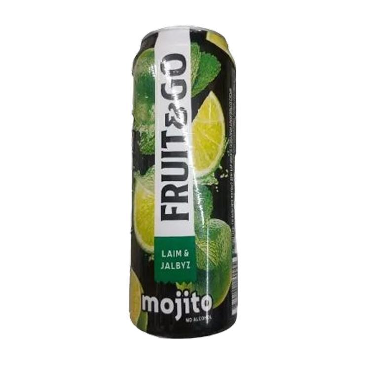 FRUIT&GO напиток б/а газ. Мохито ЛАЙМ 0,45 л * 12 шт ж/б