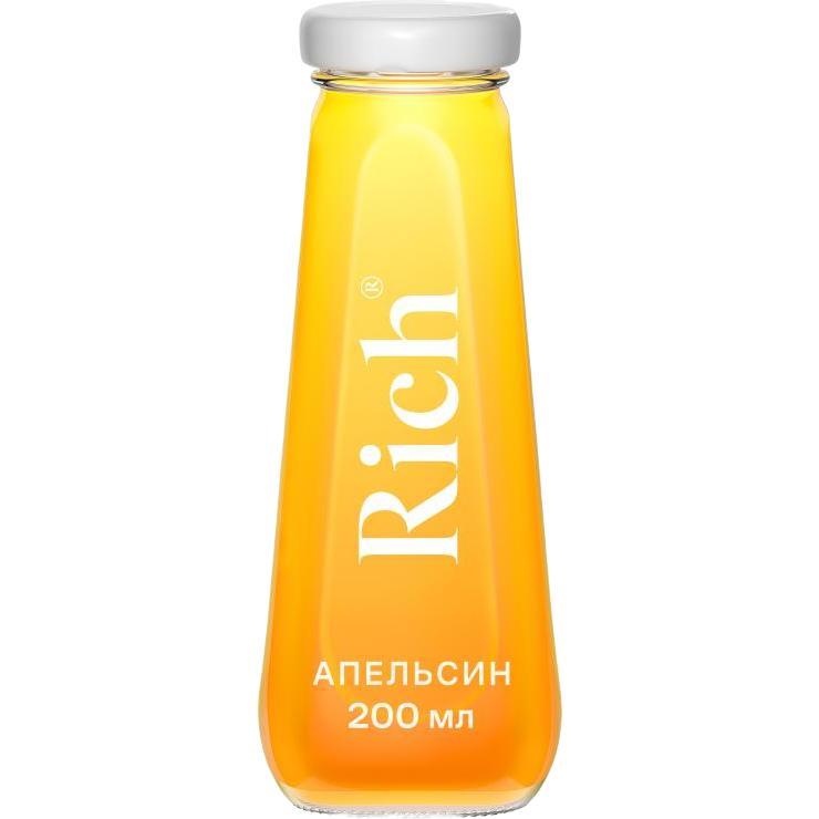 Сок Rich апельсиновый 200 мл., стекло