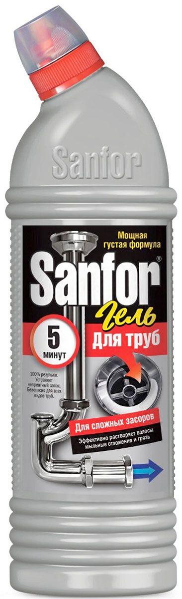 Гель для удаления засоров Sanfor 5 минут, 750 мл., ПЭТ