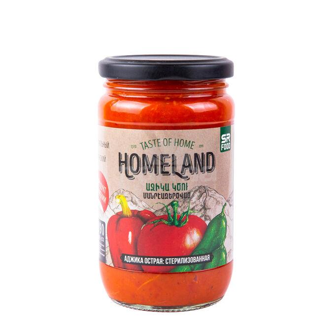 Аджика Homeland острая 390 гр., стекло