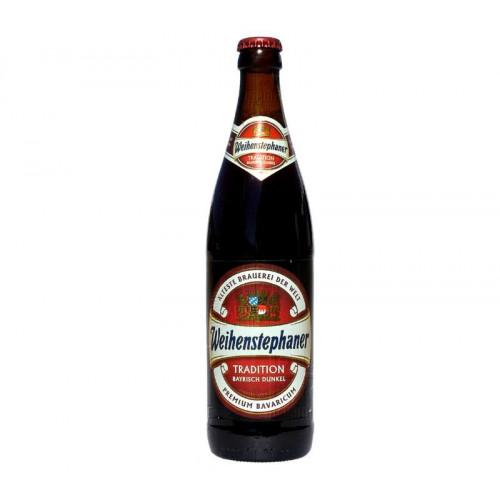 Пиво темное фильтрованное пастеризованное Tradition, 2,5% Weihenstephaner, 500 мл., стекло