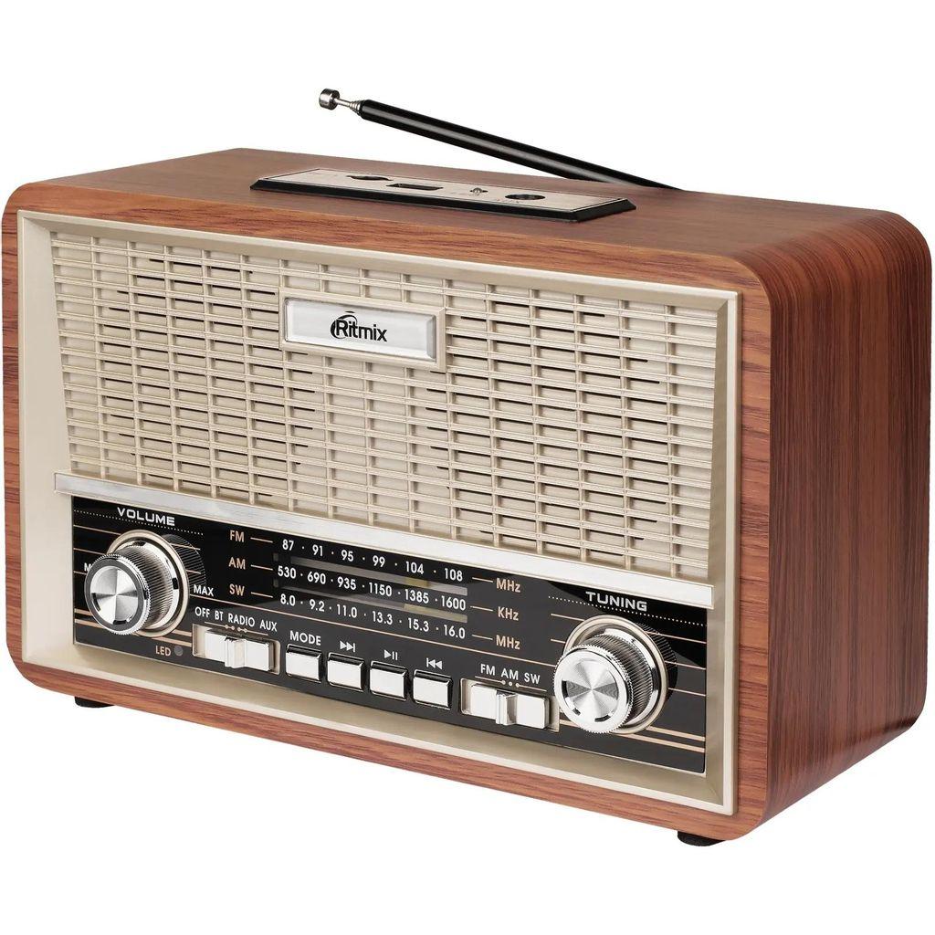 Радиоприемник Ritmix RPR-111, дерево светлое