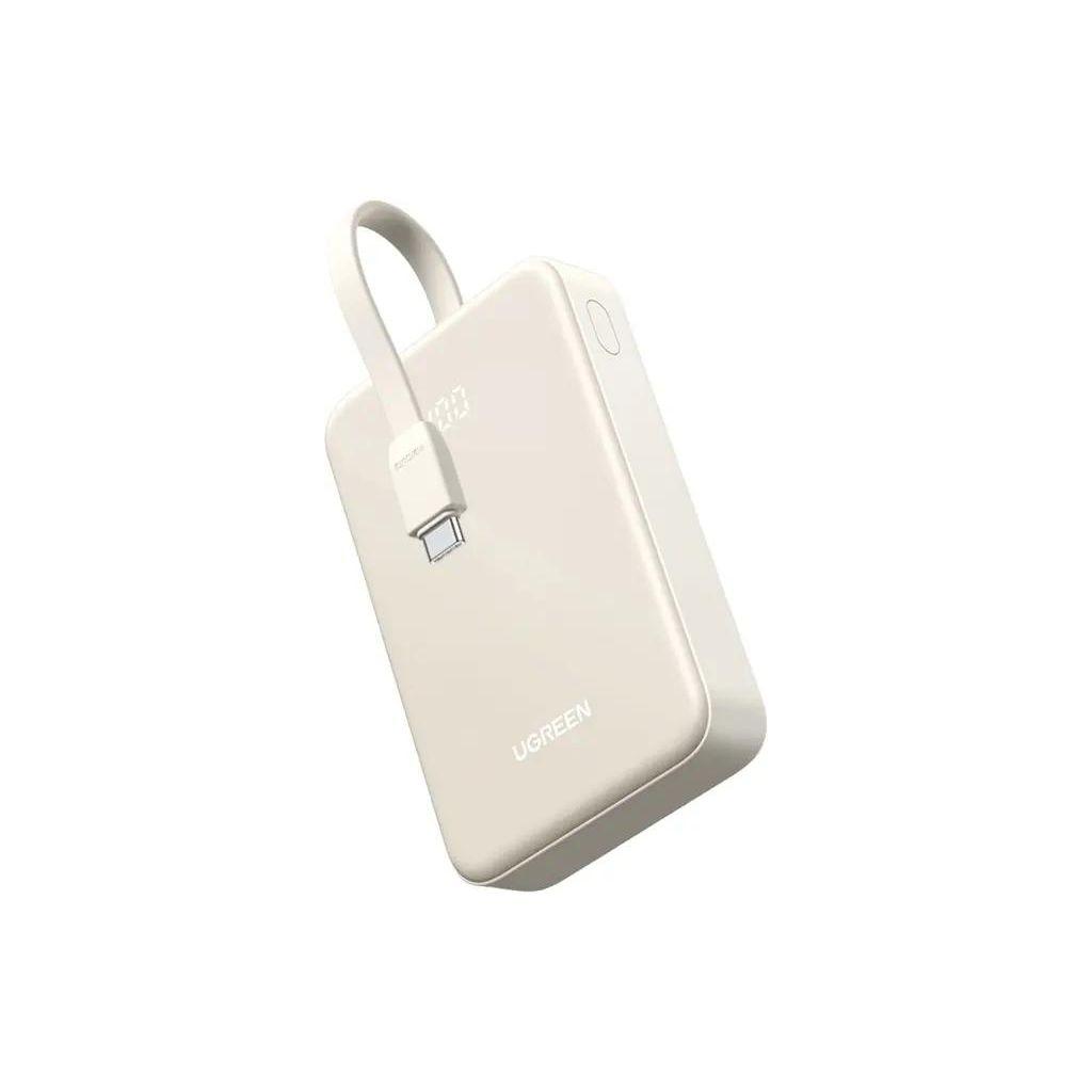 Внешний аккумулятор (Power Bank) UGREEN PB521, 20000мAч, бежевый [45207]