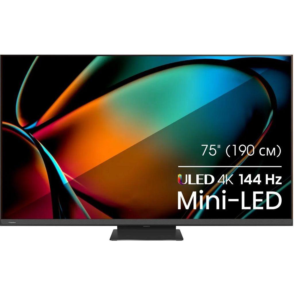 75" Телевизор Hisense 75U8KQ 4K Ultra HD, СМАРТ ТВ, Vidaa, темно-серый