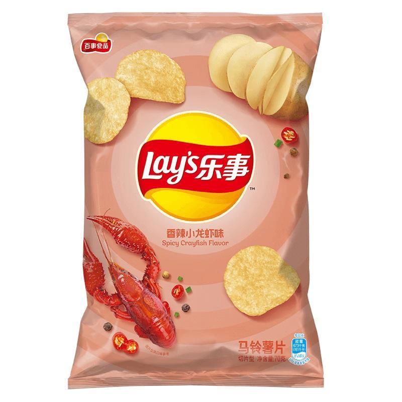 Чипсы Lay's острые раки 70 гр., флоу-пак