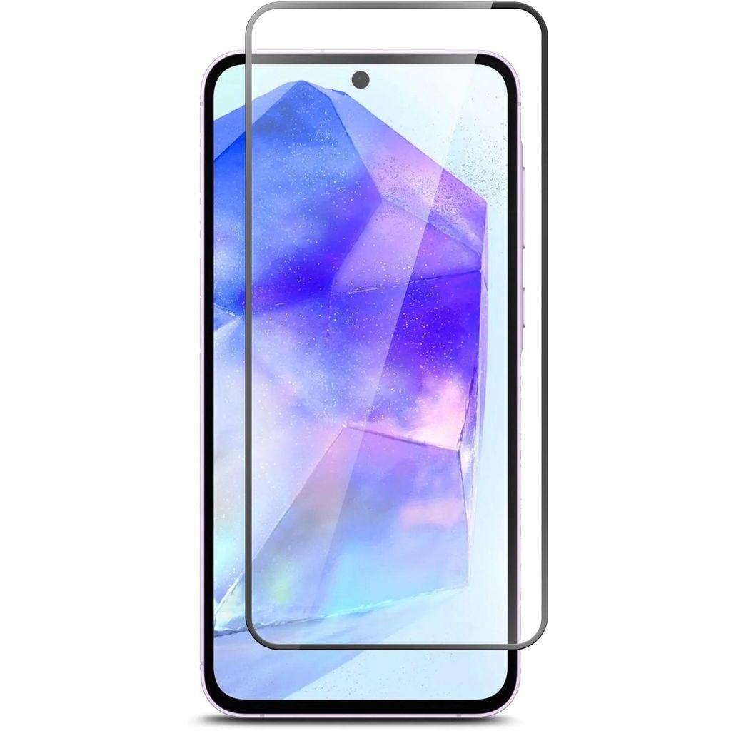 Защитное стекло для экрана BORASCO для Honor X6c антиблик, 162х73 мм, 2.5D, 1 шт, черный [75616]