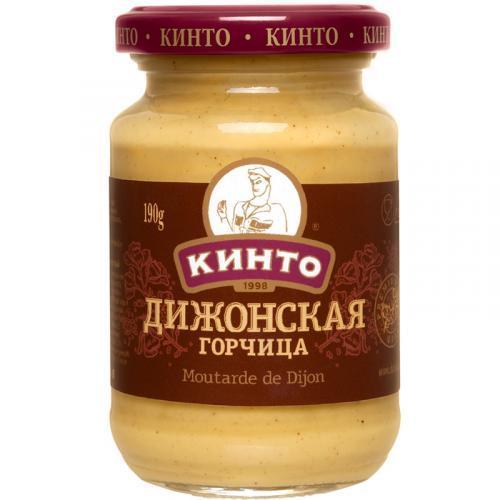 Горчица Кинто дижонская острая 170 гр., стекло